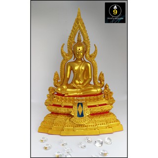 พระพุทธชินราชสีทองอร่าม หล่อจากแร่เหล็กน้ำพี้💯 เพื่อเป็นของขวัญ ของฝาก ของมงคลแก่ชีวิต