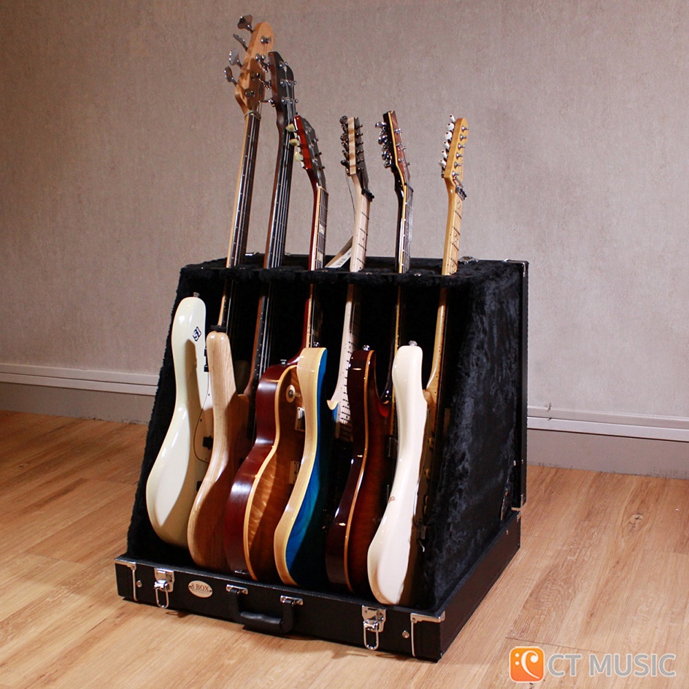 8-box-vintage-series-guitar-stand-with-hardcase-black-tweed-ขาตั้งกีตาร์-เบส