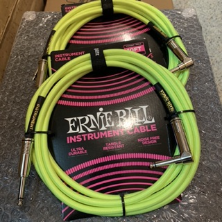 แท้ USA. สายแจ็คกีต้าร์ สายสัญญาณ Ernie Ball Braided Cables 10Ft. (3.05m) 3 สี / ส่งด่วนทั่วประเทศ มีเก็บเงินปลายทาง