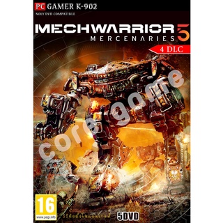 Mechwarrior 5 mercenaries แผ่นและแฟลชไดร์ฟ  เกมส์ คอมพิวเตอร์  Pc และ โน๊ตบุ๊ค