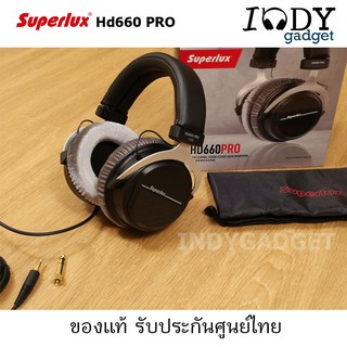 Superlux HD660 PRO ของแท้ รับประกันศูนย์ไทย HD660PRO หูฟัง Studio Monitor Closed-Back Headphone ใช้งานระดับมืออาชีพ