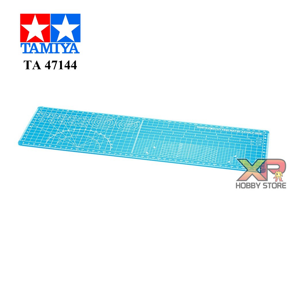 [Tamiya] Tamiya Cutting Mat (A3 HalfSize/Blue) (TA 74144) Shopee