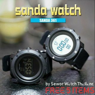 ภาพหน้าปกสินค้านาฬิกา SANDA 361 แท้ 100% ฟรี! สายรัดข้อมือ+กล่องเหล็ก+ถ่านสำรอง+กล่องกระดาษ+การ์ดรับประกัน ที่เกี่ยวข้อง