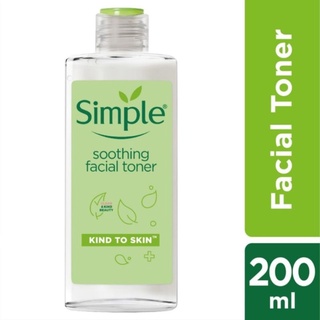 ซิมเพิล Simple Soothing Facial Toner 200ml.✔️ Exp: 02/2025