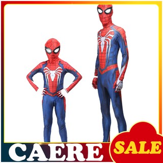 ( Caere ) ชุดจัมพ์สูทคอสเพลย์ Spiderman แขนยาวทรงสลิมเหมาะกับงานปาร์ตี้ฮาโลวีน
