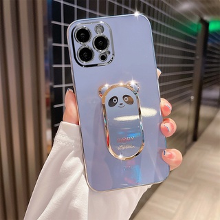 เคสโทรศัพท์มือถือ ป้องกันเลนส์กล้อง ลายหมีน่ารัก หรูหรา สําหรับ OPPO Realme 9 Pro Plus 8i 9i 8 5G 7