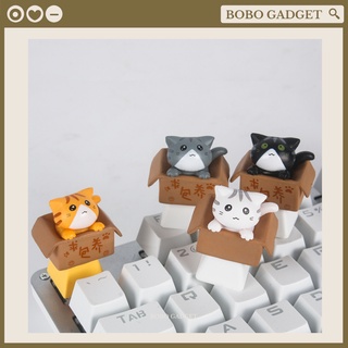 [พร้อมส่ง]Keycap CatBox น้องแมว