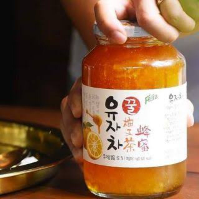 ภาพหน้าปกสินค้าชาส้มยูซุ Feliz ขนาด 1,000 กรัม ชาส้มหมักผสมน้ำผึ้ง ชาส้มนำเข้าจากประเทศเกาหลี Honey citron tea จากร้าน tmk.shop บน Shopee