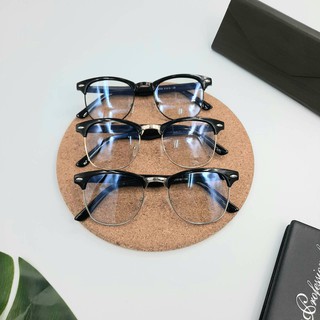 [ทรงขายดี] แว่นตากรองแสงสีฟ้า+เปลี่ยนสีเมื่อออกแดด รุ่น 754