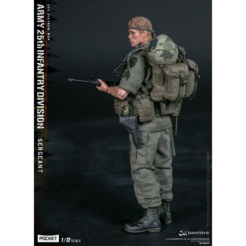 DAMTOYS : 1/12 POCKET ELITE SERIES : ARMY 25th Infantry Division