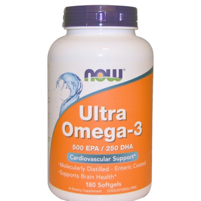 Now ultra Omega-3. 180 Softgels | Shopee Thailand