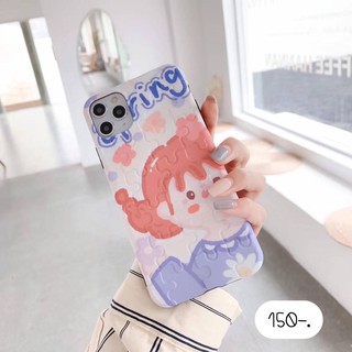 เคสโทรศัพท์ เคสมือถือ เคสลายการ์ตูน ผิวเคสสวยมากจ้าพส‼️พร้อมส่ง 7-11ProMax👧🏻เด็กหญิง spring