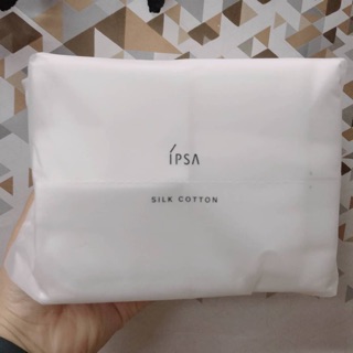 สำลีเช็ดหน้าอิปซ่า  IPSA Silk Cotton 100% (ผลิต 06/2021 ค่ะ)