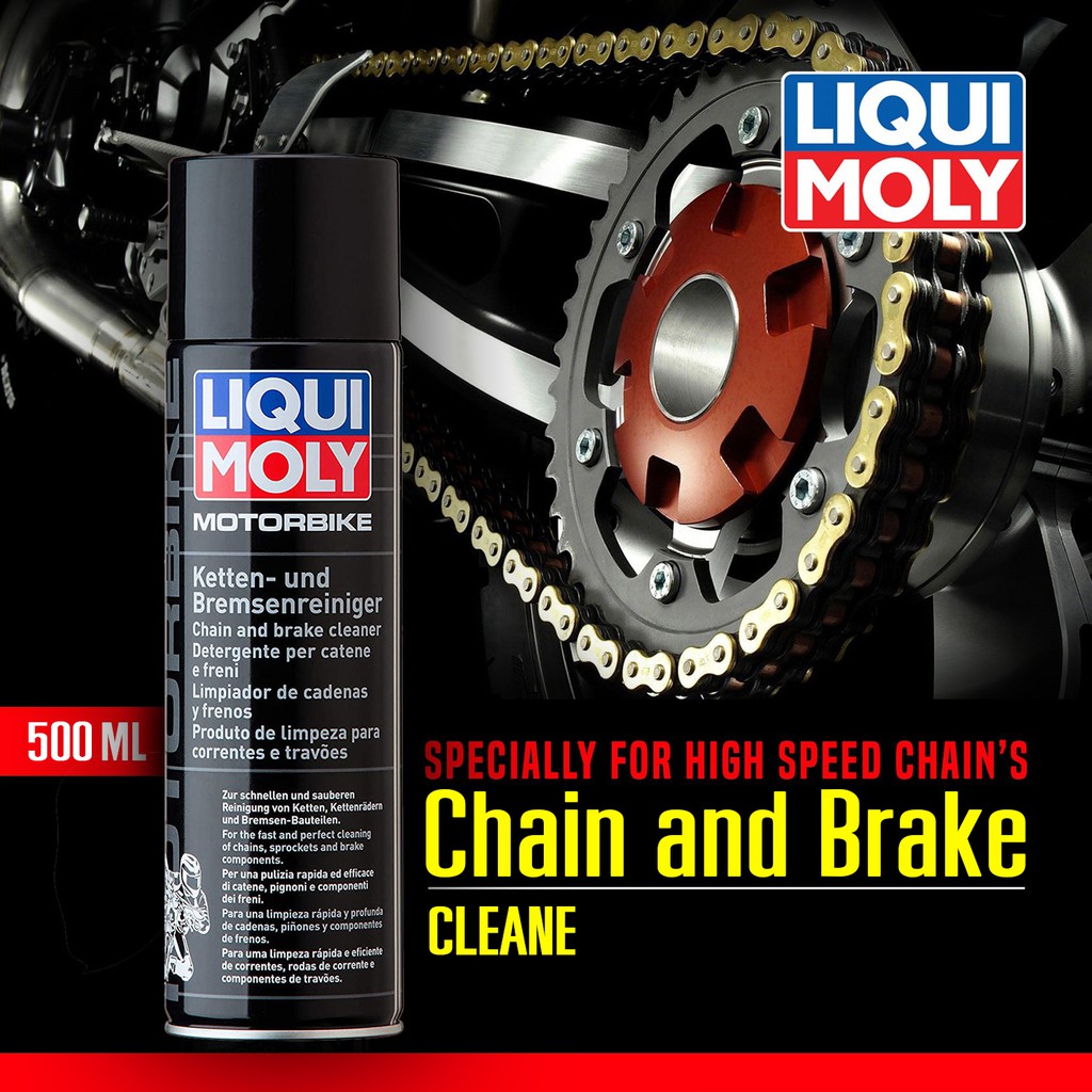 สเปรย์ล้างโซ่และเบรกมอเตอร์ไซค์ Liqui Moly Motorbike Chain and Brake