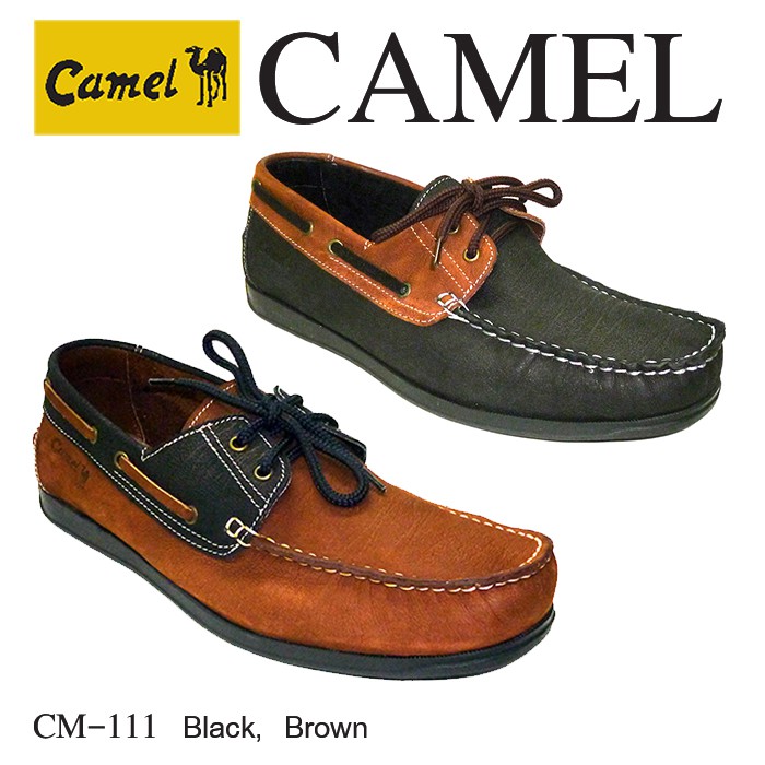 ภาพหน้าปกสินค้าCamel CM-111 รองเท้าหนังลำลองสำหรับสุภาพบุรุษ