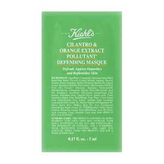 ฉลากไทย✔Kiehls Cilantro & Orange Extract Pollutant Defending Mask 5 ml