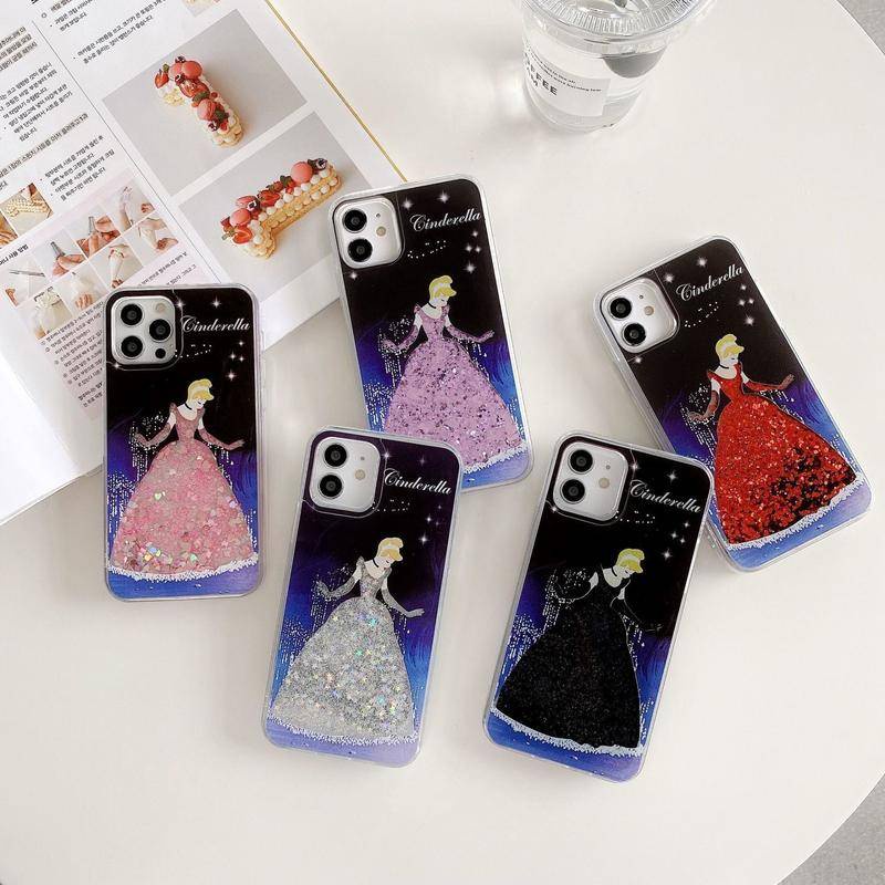 cinderella-disney-princess-quicksand-เคสโทรศัพท์-iphone-6p-6splus-7-8-se-7p-8plus-x-xs-xsmax-11-11pro-11promax-น-iphone13-12-pro-max-apple-iphonecase-tpu-แบบนิ่ม-ลายโลโก้ดั้งเดิม-สําหรับ