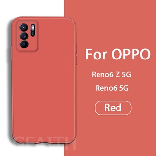 เคสโทรศัพท์ OPPO Reno6 Z 5G A16 เคส OPPO A16 A54 A74 5G Reno5 Soft Liquid Silicone TPU Skin Feeling Best Selling Lens Protection Handphone เคส OPPO Reno6 5G Reno 6Z 5G Cover