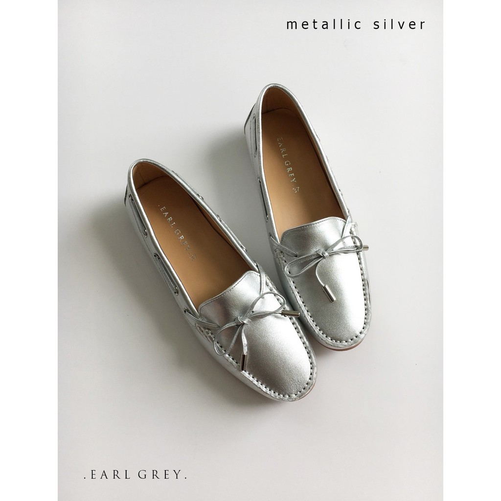 earl-grey-รองเท้าหนังแท้-tetley-series-in-silver