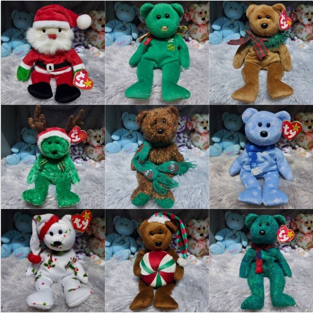 ภาพหน้าปกสินค้าGB 07 - ตุ๊กตาหมี ty ขนาด 8 นิ้ว - Holiday Christmas ฮอลิเดย์ คริสมาส (ของเล่น ของสะสม แต่งบ้าน แต่งร้าน)