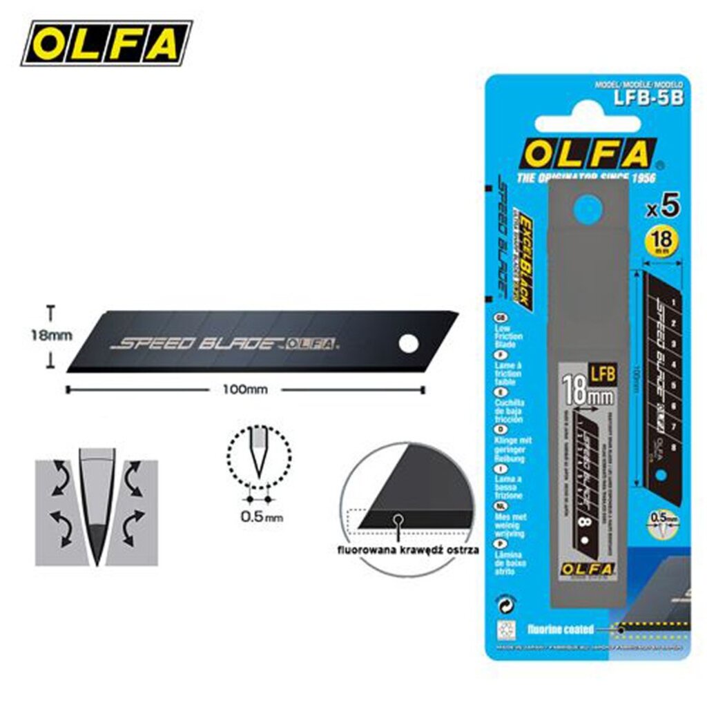 ใบมีด-olfa-โอฟ่า-รุ่น-lfb-5b-ใบมีดคัตเตอร์-จำนวน-1-หลอด