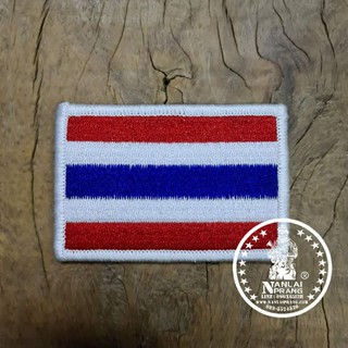 #ธงชาติไทยขอบUS อาร์มขอบมาตรฐาน U.S. Patch Border เป็นการเย็บขอบอาร์มด้วยการโพ้งแบบ U.S. ด้วยเครื่องจักรเทคโนโลยีชั้นสูง