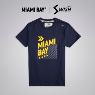 Miami Bay เสื้อยืด รุ่น SWISH สีกรม
