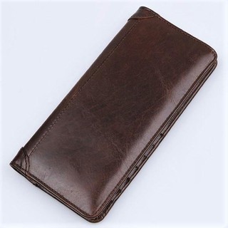 Fin 1 กระเป๋าเงินหนังแท้ Genuine Leather Long Wallet  1681
