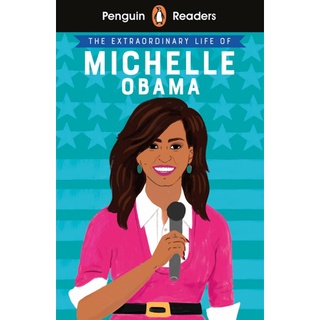 DKTODAY หนังสือ PENGUIN READERS 3:MICHELLE OBAMA (Book+eBook)