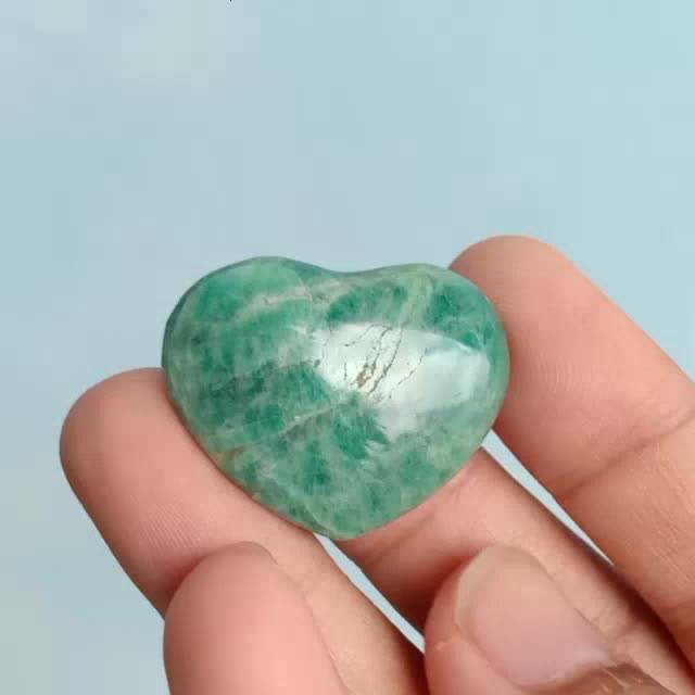 amazonite-แอมะซอไนต์-6-heart-เขียวอมฟ้า-หัวใจ