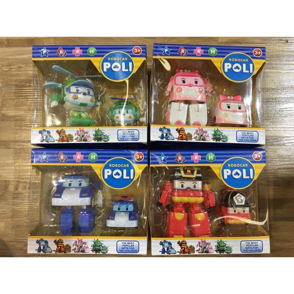 รถ-robocar-poli-เเพค8-รุ่นใหม่ล่าสุด-1กล่องมี2คัน-คันนึงแปลงร่างชุดใหญ่8คันนน