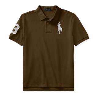 Ralph Lauren Polo Shirt สีใบโอลีส