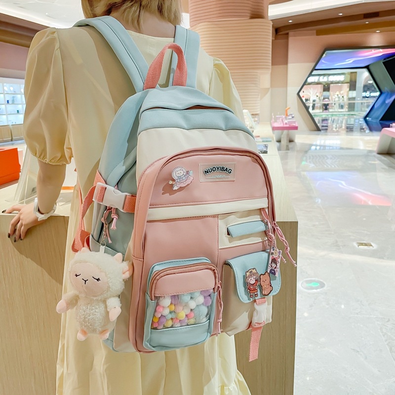 ภาพหน้าปกสินค้ากระเป๋านักเรียน กระเป๋าเป้สะพายหลัง เกรด 2 เป็นเกรด 5 และเกรด 6 สําหรับเด็กผู้หญิง จากร้าน cangzhoujialuns.th บน Shopee