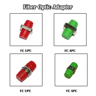 200 Pieces FC UPC/APC Female Fiber Optic Coupler Adapter SM Single Mode MM Multi Mode FTTH/FTTD Networking