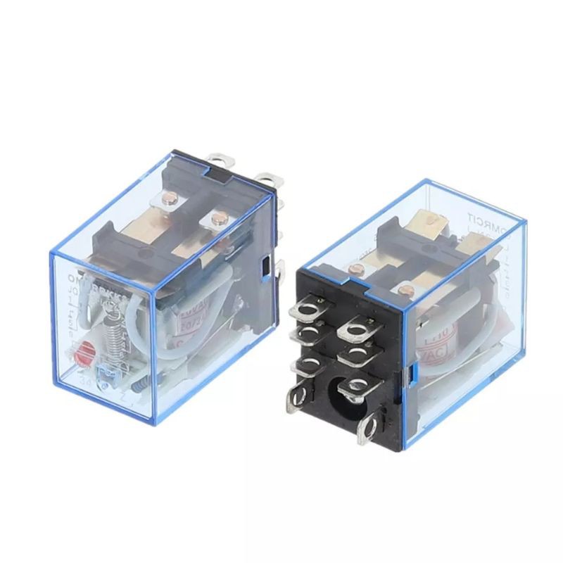 ac-220v-dc-12v-24v-10a-รีเลย์กำลังไฟรถยนต์อิเล็กทรอนิกส์-mini-micro-แม่เหล็กไฟฟ้ารีเลย์สวิทช์8ฟุตรีเลย์ระดับกลาง