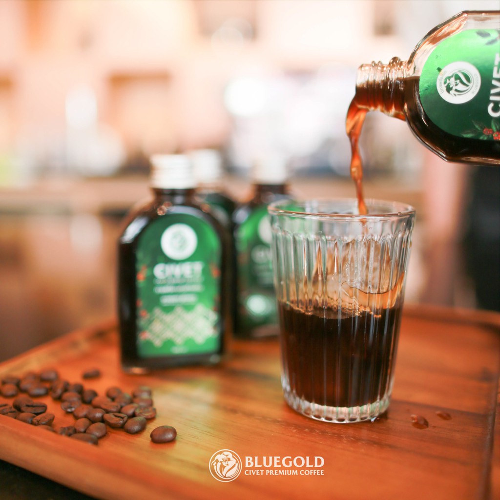 กาแฟขี้ชะมดสกัดเย็น-civet-cold-brew-coffee-จากไร่กาแฟขี้ชะมด-bluegold