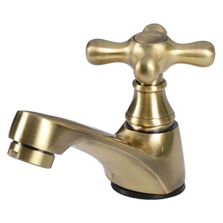 ก๊อกอ่างล้างหน้า ก๊อกอ่างล้างหน้าเดี่ยว RA DJ-5004 ก๊อกน้ำ ห้องน้ำ BASIN FAUCET RASLAND RA DJ-5004 ANTIQUE BRASS