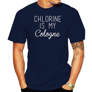 เสื้อยืดผ้าฝ้ายพิมพ์ลาย เสื้อยืด ลาย Chlorine Is My Cologne เหมาะกับการว่ายน้ํา เล่นกีฬา ของขวัญ สําหรับผู้ชาย