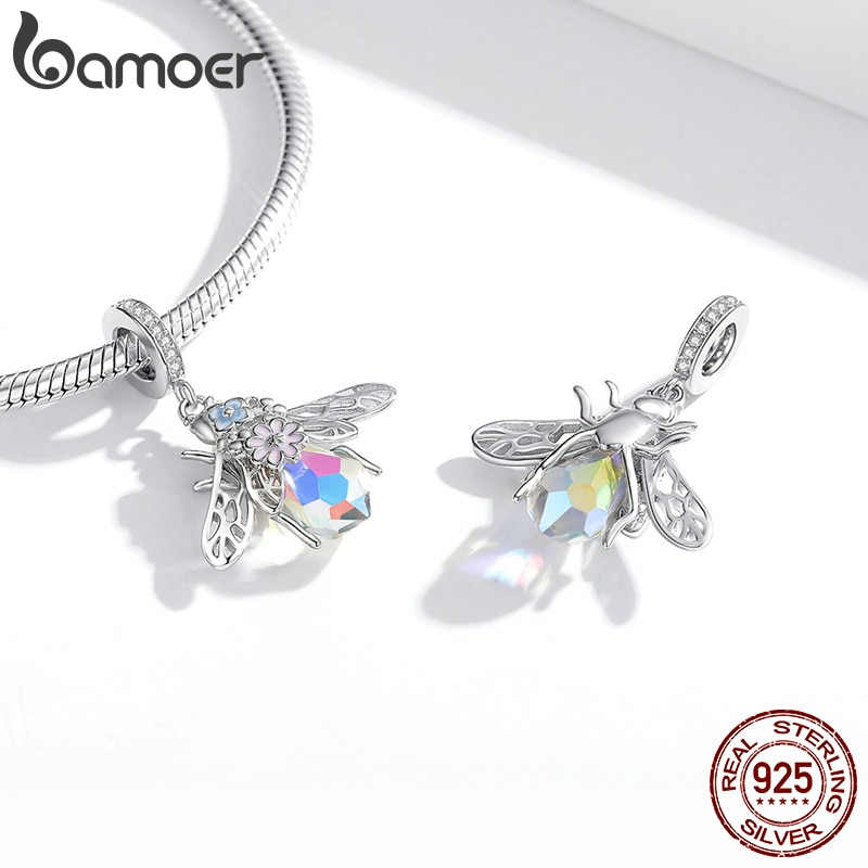 bamoer-authentic-100-925-sterling-silver-colorful-bee-clear-cz-bead-charm-for-bracelet-diy-jewelry-making-luxury-brand-bsc395