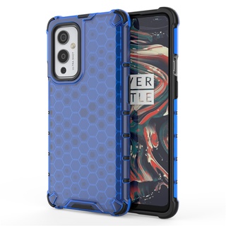 เคสกันกระแทกแบบแข็ง OnePlus 9 Pro 9R 7T แบบรังผึ้งไฮบริดซอฟต์ขอบ