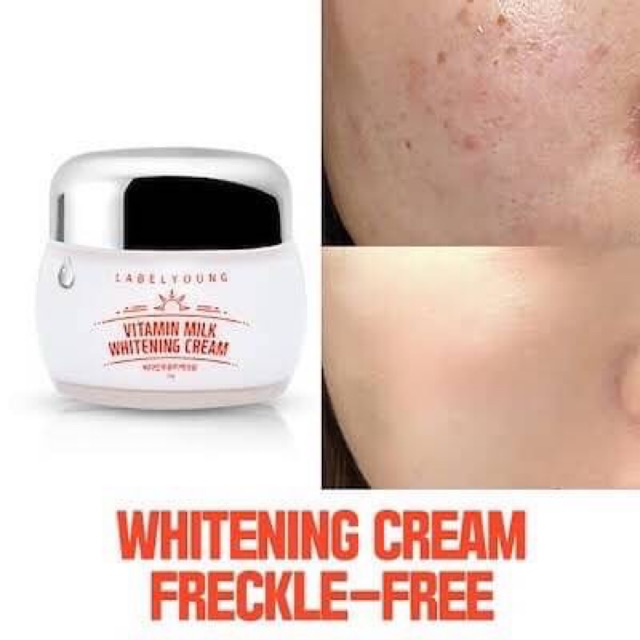 LABELYOUNG Vitamin Milk Whitening Cream ขนาด 50 ml. Shopee Thailand