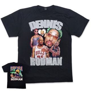 เสื้อยืดผ้าฝ้ายพรีเมี่ยมเสื้อยืด dennid rodman rodman