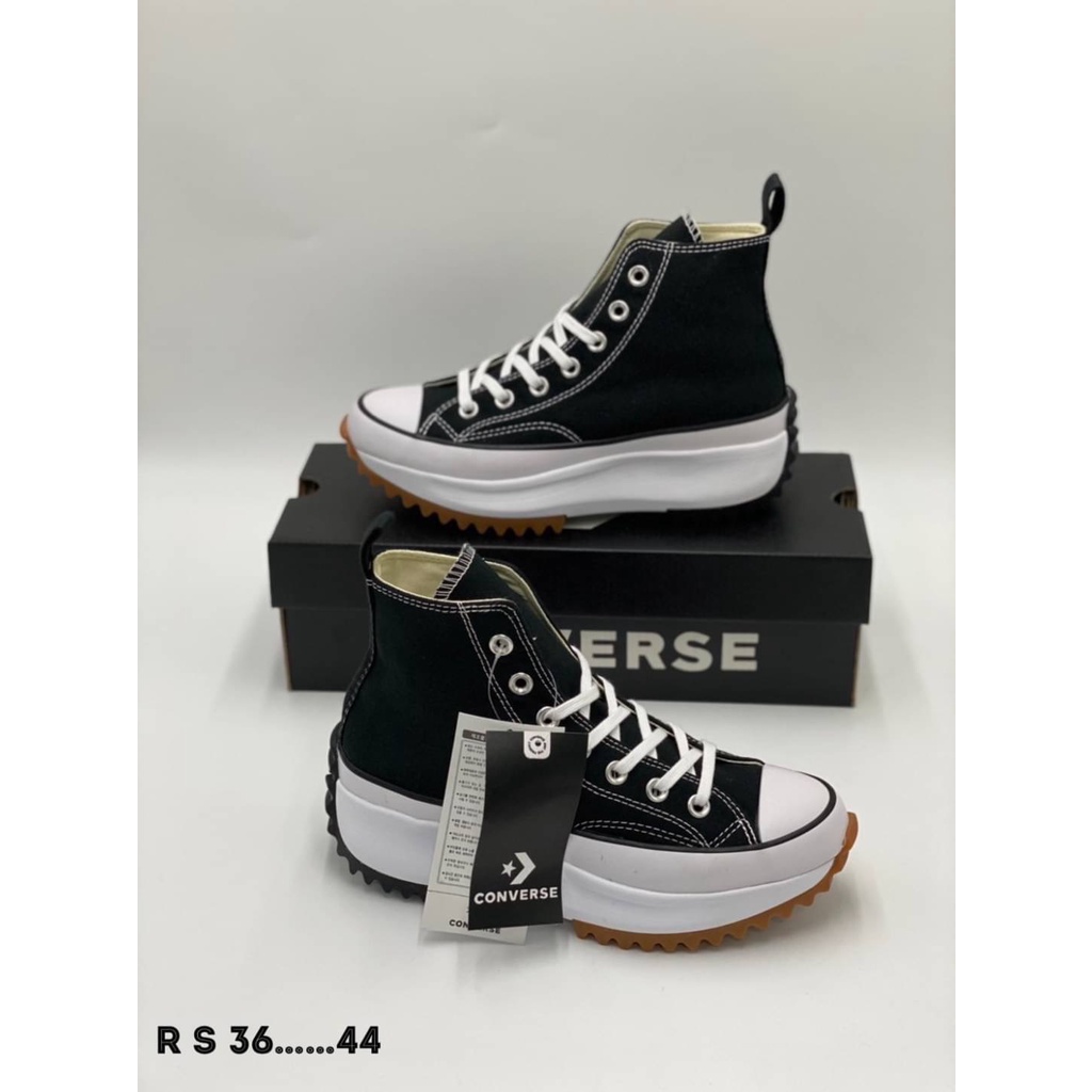 converse-รองเท้าผ้าใบผูกเชือกพร้อมกล่องแบบหุ้มข้อ