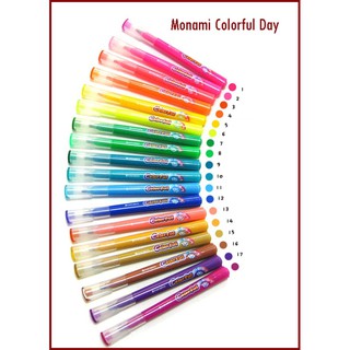 สินค้า ไฮไลท์ ปากกาเน้นข้อความ Monami Colorful Day