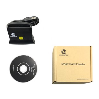 Zoweetek  เครื่องอ่านบัตรประชาชน  smart card reader ZW-12026-3 ***พร้อมส่ง