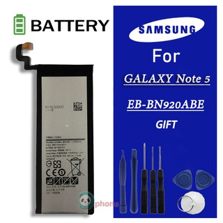 แบตเตอรี่ Samsung SAMSUNG Galaxy Note 5,N920(EB-BN920ABE)**แบตเตอรี่รับประกัน 3 เดือน**