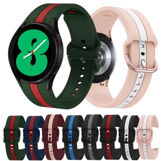 ภาพหน้าปกสินค้าสายนาฬิกาข้อมือซิลิโคน สไตล์สปอร์ตคลาสสิก สําหรับ Samsung Galaxy Watch 4 40 มม. 44 มม. 46 มม. 42 มม. Watch4 ที่เกี่ยวข้อง