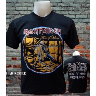 เสื้อยืดโอเวอร์ไซส์เสื้อวง IRON MAIDEN วงร็อค ไม่มีตะเข็บข้าง คอฟิต ป้ายUS เสื้อร็อค เสื้อทัวร์ วงดนตรีร็อคต่างประเทศS-3