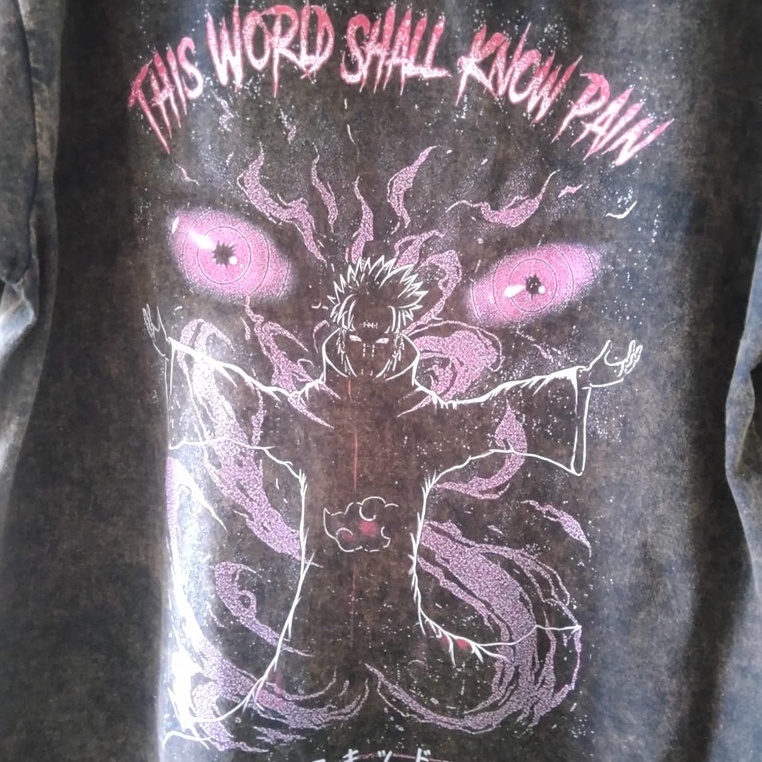 เสื้อยืด-โอเวอร์ไซซ์-พิมพ์ลายการ์ตูนอนิเมะ-this-world-shall-know-pain-สไตล์วินเทจ-สําหรับผู้ชาย-และผู้หญิง