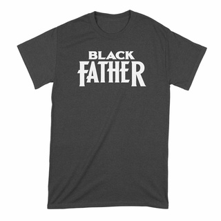 เสื้อยืดผ้าฝ้ายพิมพ์ลายขายดี เสื้อยืด ลาย Black Father Panther สีดํา